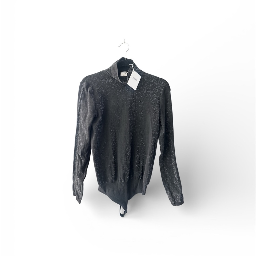 Wolford Glittering Black Turtleneck Sweater